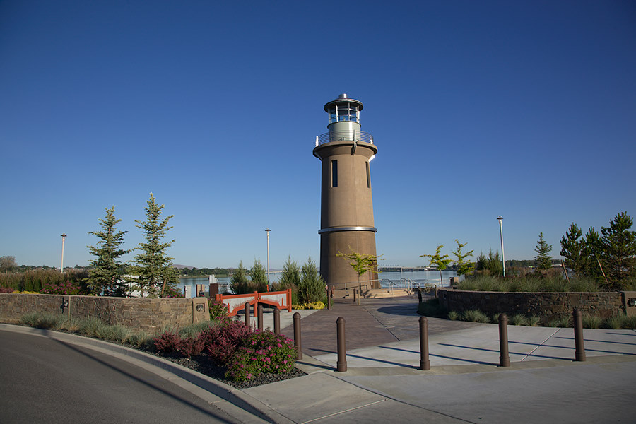 decorate lighthouse on Clover Island