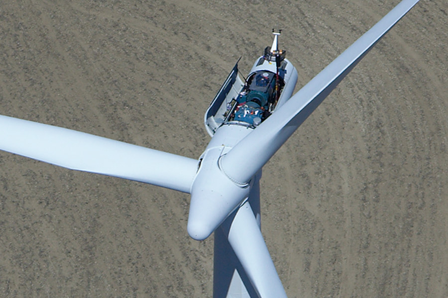 turbine opened up for work