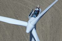 turbine opened up for work