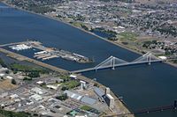 Clover Island and the Cable Bridge