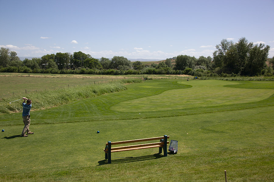 it took me about 8 tries to hit the ball the first time. With no wine, it probably would only have taken 6.