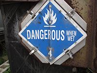 DANGEROUS WHEN WET