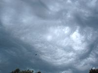 early morning storm clouds kept things cool for a bit