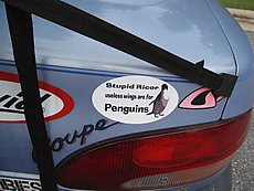 Stupid Ricer useless wings are for Penguins