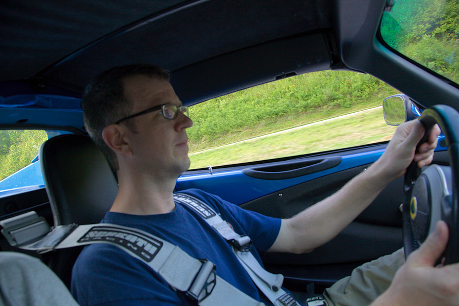 Rob let me drive!