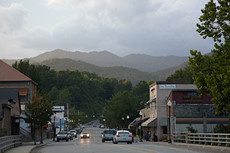 downtown Bryson City