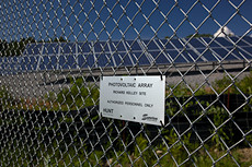 PHOTOVOLOTAIC ARRAY   RIchard Kelley Site   Hunt Electric / Sunrise Energy