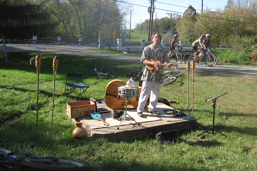 awesome Ukelele at one of the rest stops