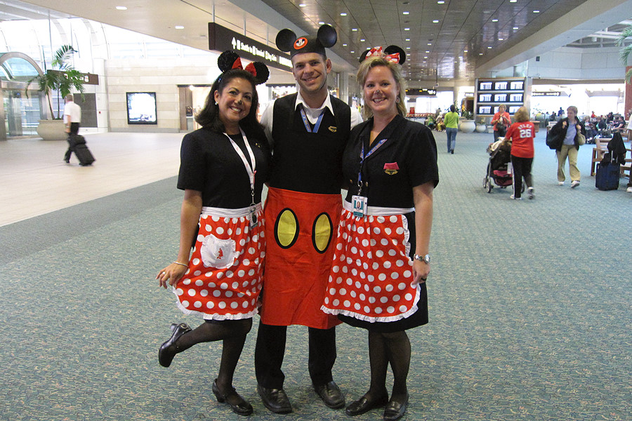 Southwest employees dressed up for Halloween at MCO