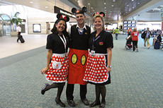 Southwest employees dressed up for Halloween at MCO