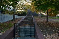 finally someone descided that these steps were a terrible idea and closed them off