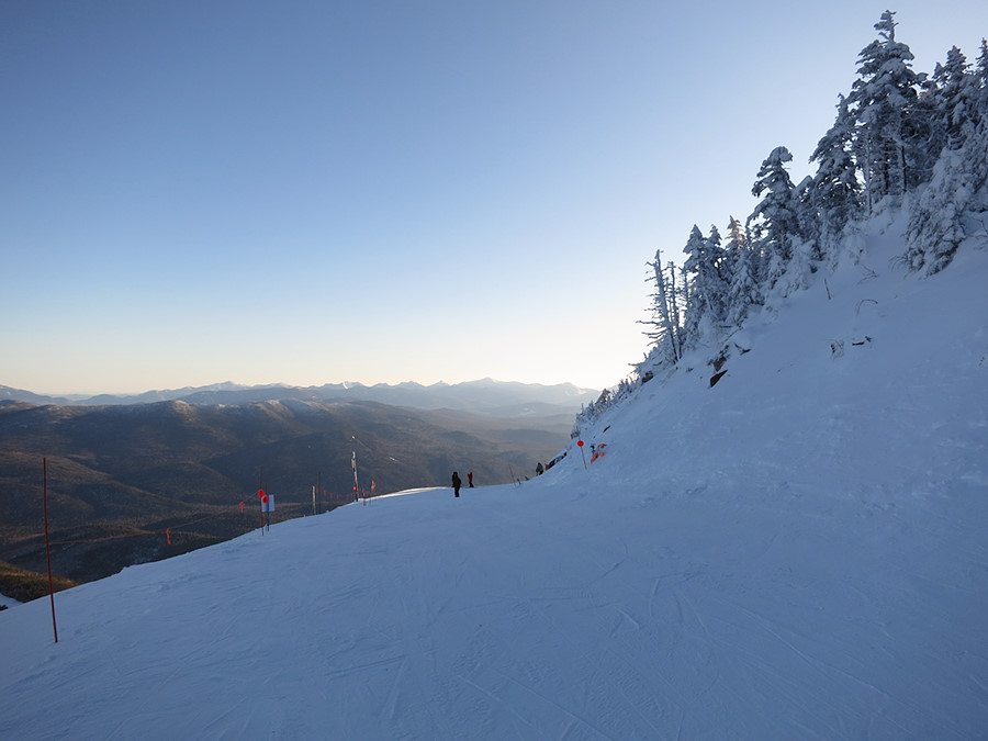 the view from the top of the mountain - this is the highest the lifts will get you