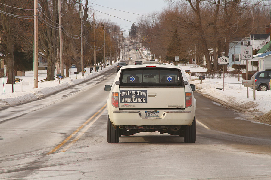 wtf watertown ambulance is a honda ridgeline?