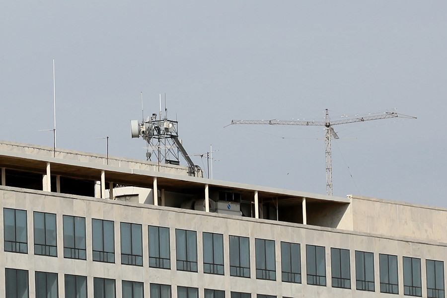 just your standard antenna farm on the roof