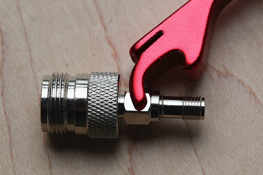 business end of the beer opener with an SMA wrench