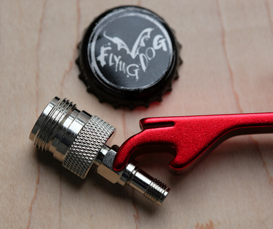 modified conference freebie in to SMA wrench beer opener