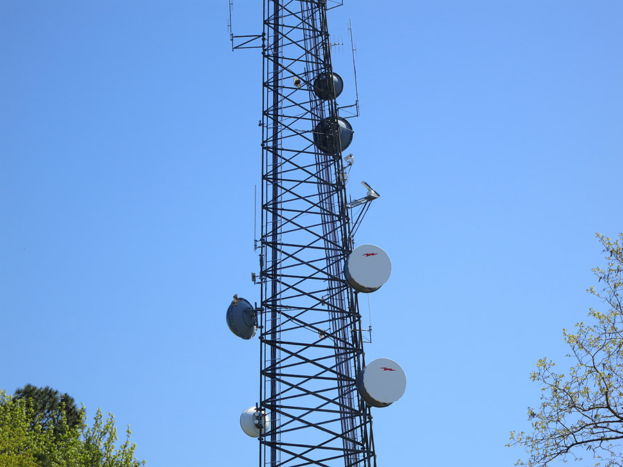 the tower by Matapeake has a rotating radar on it