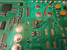 tapping in to the transistors that drive the set and reset lines on the latching relay