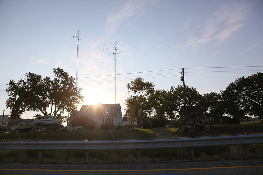 nice antenna farm along 50