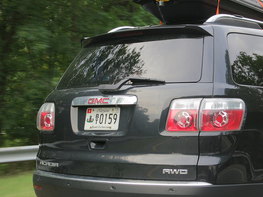 Bomb Technician license plate