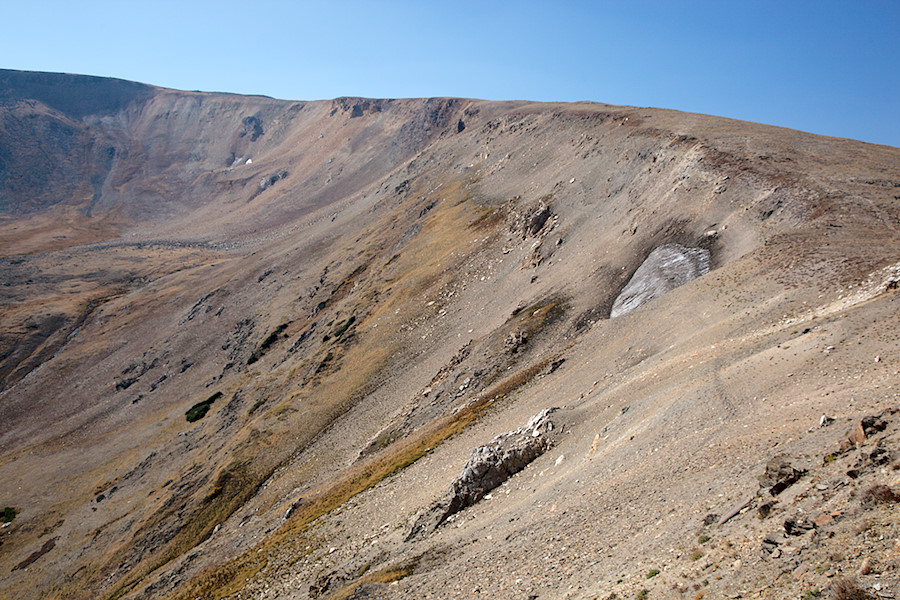 not much snow at trail ridge road alpine visitor center this year