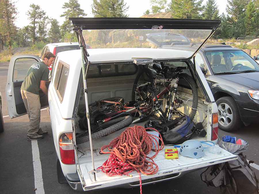 our guide was also an avid mountain biker