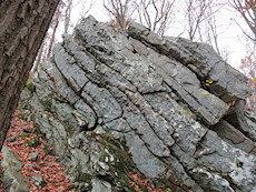 cool rock you pass on the way up