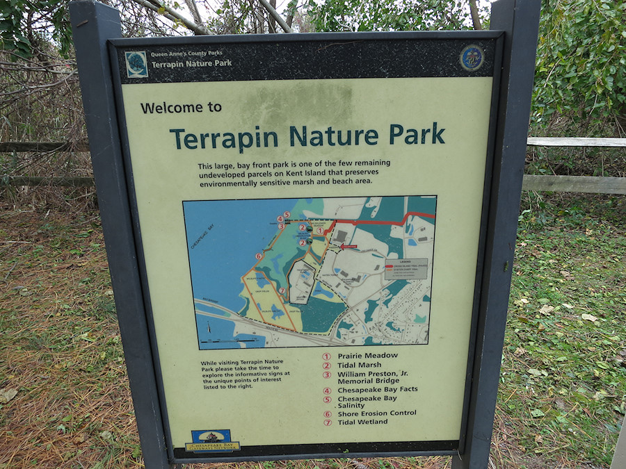 Terrapin Nature Park sign
