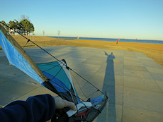 the kite flying at Sandy Point was excellent - just keep the kites small!