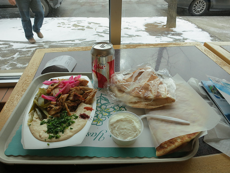 New Yasmeen Bakery in Dearborn - delicious and I was completely stuffed for <$10