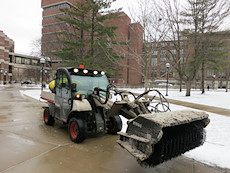 how they kept the sidewalks clear at UMich