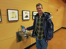 water bottle fill station at the Ross school of business