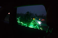 motorcyle LED show