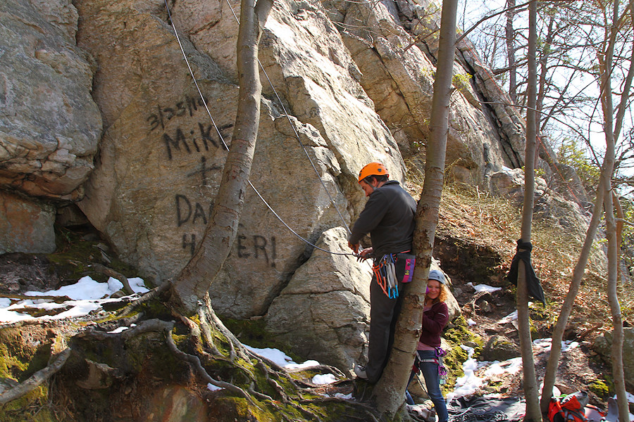 Darren about to head up something on Pillar #2