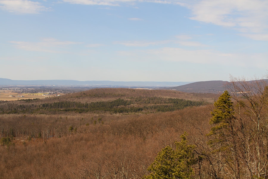 view to the NW