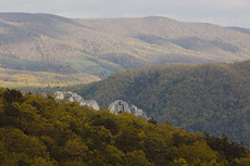 Seneca Rocks from Smith Mountain Rd.