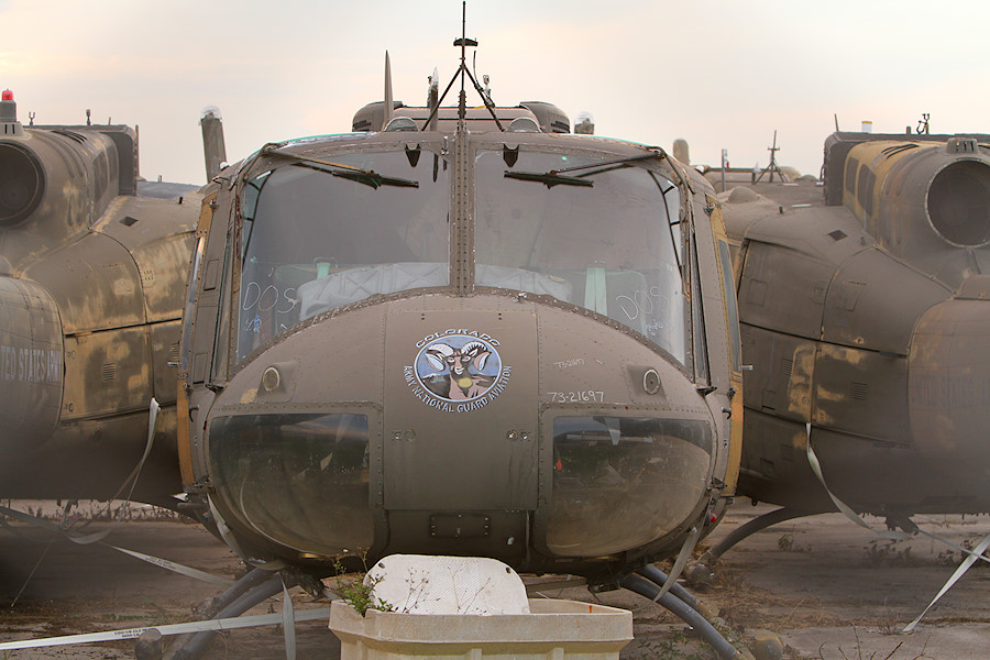 scrapped Hueys at MLB