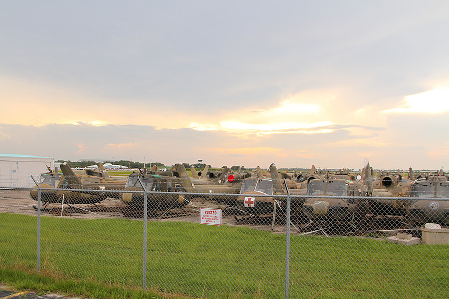 scrapped helicopters at MLB