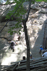 top-roping 