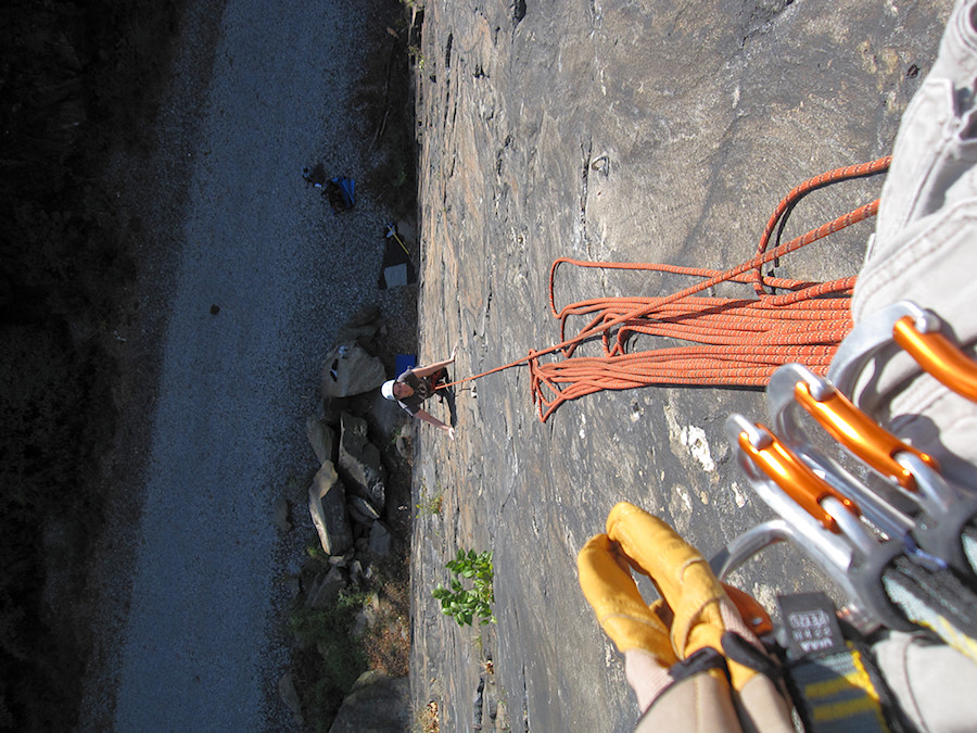 top belay to teach cleaning