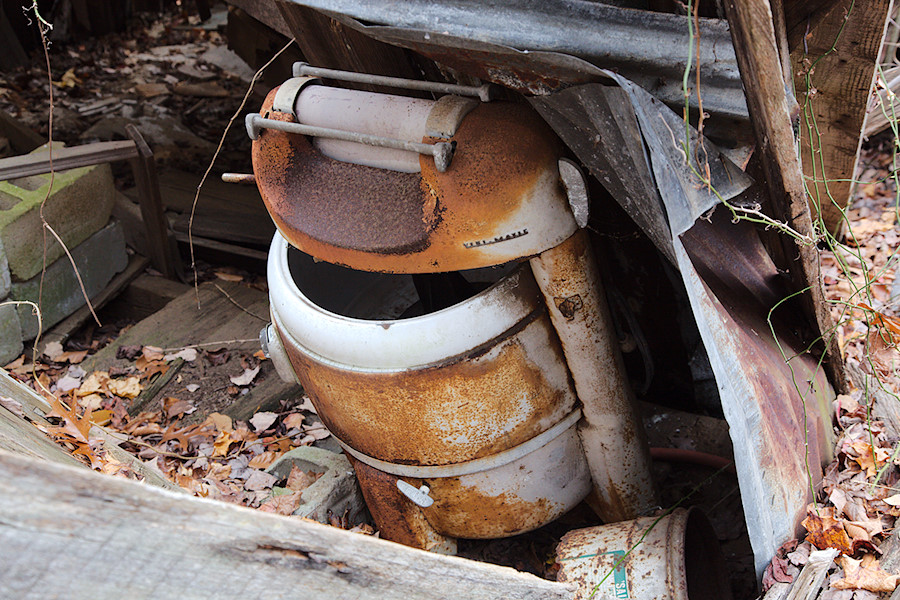 old washing machine