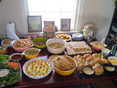 the spread