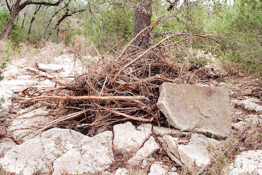 flood debris