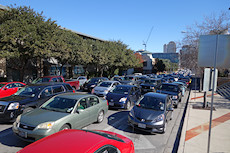 Austin traffic on 6th street