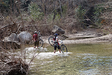 Greenbelt mountain bikers