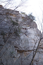 climbers on P2 of Ecstasy Jr