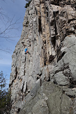 Traffic Jam rappel with two ropes