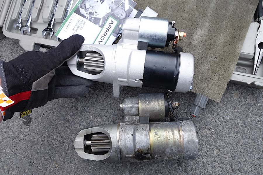 replacement and broken starter motors