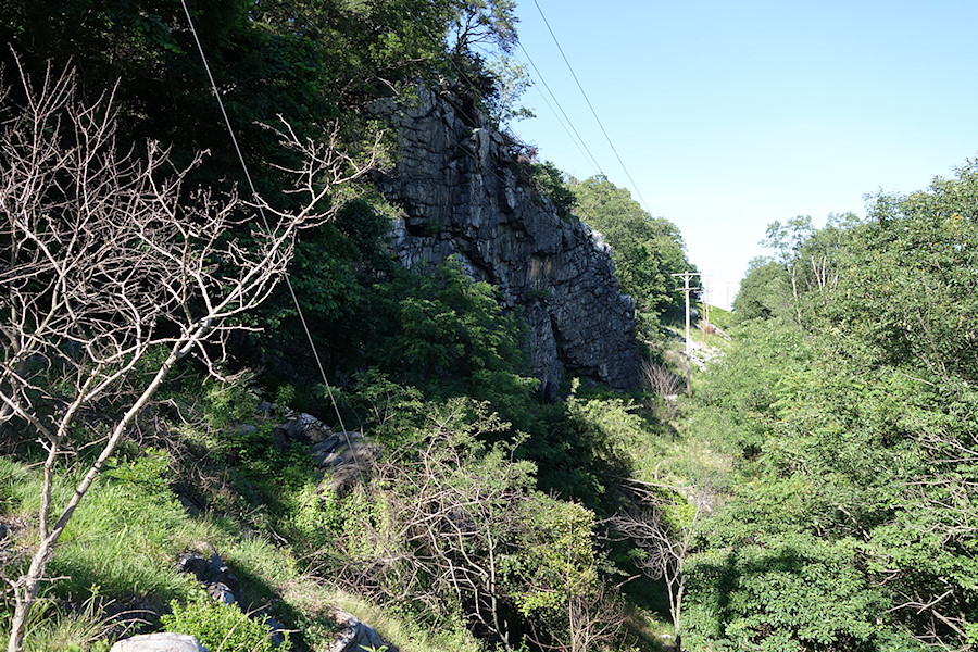 Balcony Jr rock looking downstream