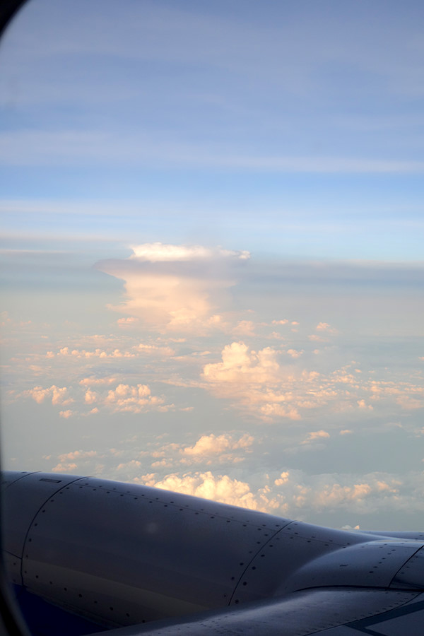 clouds enroute